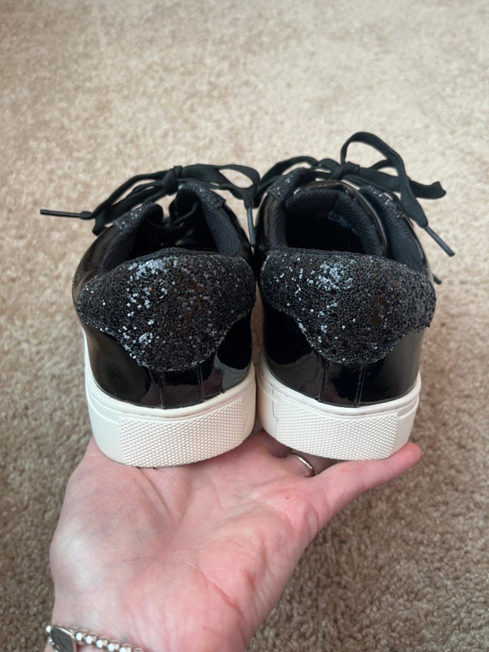Hey Girl by Corkys Supernova Shiny Glitter Sneakers - Picture 4 of 7